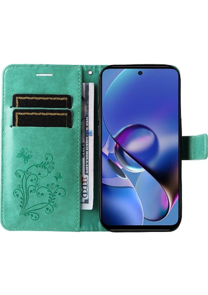 Motorola Moto G54 5g Pu Deri Flip Kickstand Için Kılıf Kart Yuvası ile (Yurt Dışından) modelleri