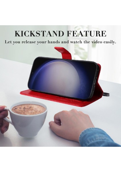 Samsung Galaxy S24 Artı Darbeye Kapak Flip Kickstand Pu ile (Yurt Dışından) fırsatları