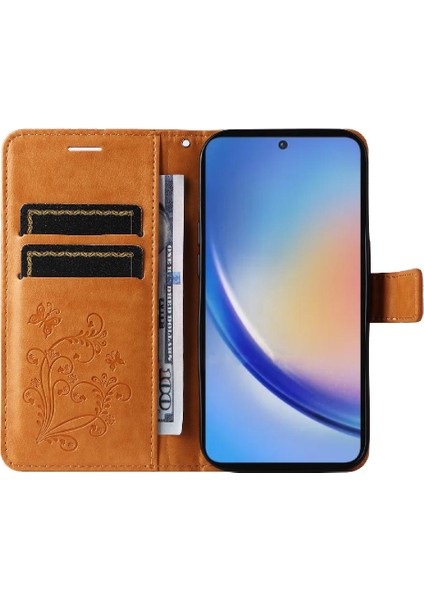 Samsung Galaxy A35 5g Pu Deri Kılıf Kart Yuvası Standı ile Darbeye (Yurt Dışından) fırsatları