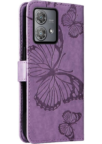 Motorola Moto Kenar 40 Neo 5g Flip Kickstand Manyetik Kapak ile Kılıf (Yurt Dışından) modelleri