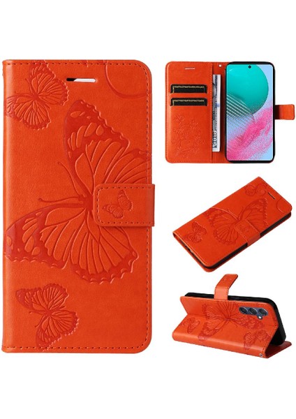 Samsung Galaxy M54 Flip Kickstand Için Kılıf Kart Yuvası Standı ile Darbeye (Yurt Dışından)