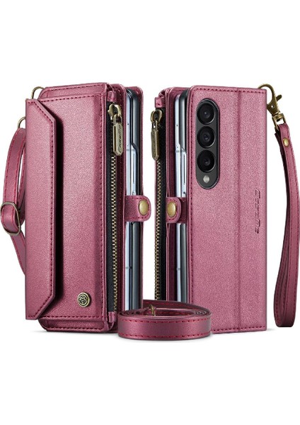 Samsung Galaxy Z Için Crossbody Durumda Kat 4 5g Cüzdan Kılıf Kadınlar Için Kılıf (Yurt Dışından) indirimleri