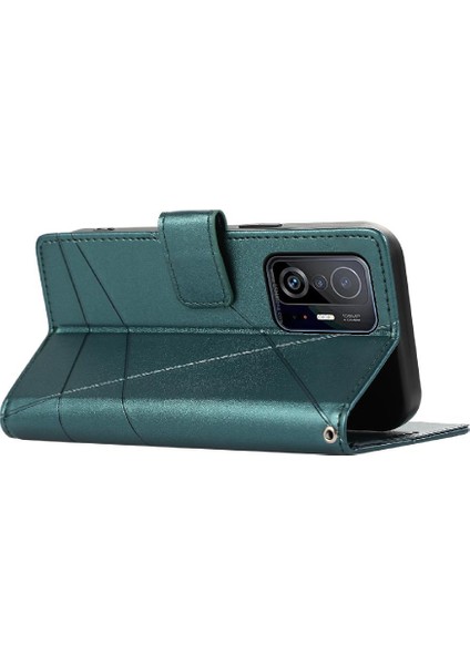 Xiaomi 11T Kickstand Şok Emici Darbeye Üç Kart Için Flip Case (Yurt Dışından) indirimleri