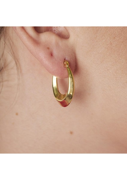 Oval Eğrisel Küpeler modelleri