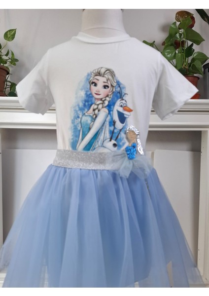 Elsa T-Shirt ve Tütü Etek Takımı