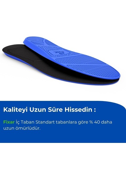 Taban Desteği Fixar Anatomik Tabanlık - Yumuşak Ayakkabı Tabanlığı - Ayakkabı Iç Taban - Poliüretan