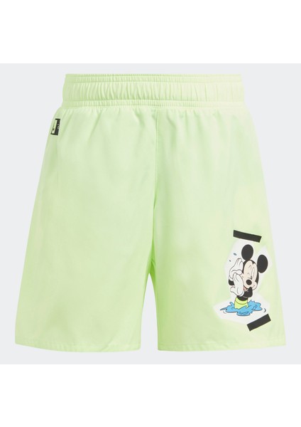 Adidas x Disney Mickey Vacation Memories Çocuk Yeşil Mayo Şort (IT8615)