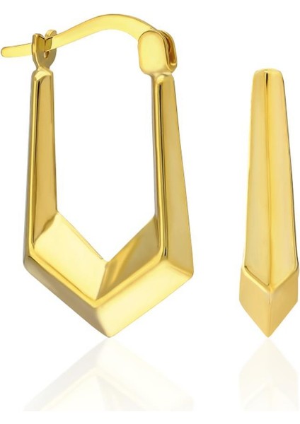 Diyagonal Halka Küpeler