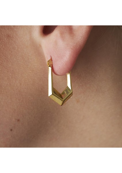 Diyagonal Halka Küpeler modelleri