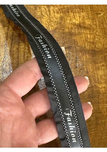 Zincir Detaylı Fasion Yazılı Şerit Dikiş Giyim Çanta Aksesuarı En 3 cm (1 Metre ) modelleri