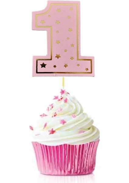 1Yaş Kürdan Pembe 10'Lu