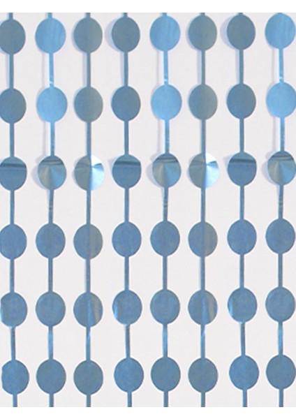 Puanlı Mat Perde Açık Mavi 1X2M fiyatları