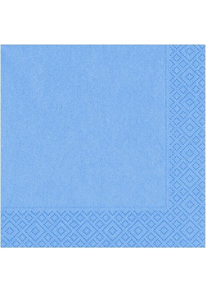 Düz Renk Peçete 20'li Mavi