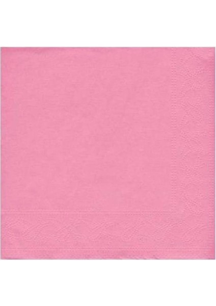 Düz Renk Peçete 20'li Pembe