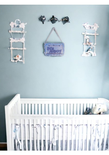 It's A Boy Yazılı Kapı Duvar Süsü Mavi 24'lü