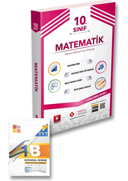 Sonuç Yayınları 10.Sınıf Matematik Modüler Set 2024-2025 Güncel Baskı