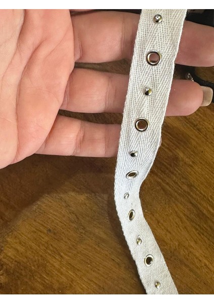 En 1 cm Kuş Gözlü Triko Şerit Dikiş Giyim Aksesuarı 1 Metre