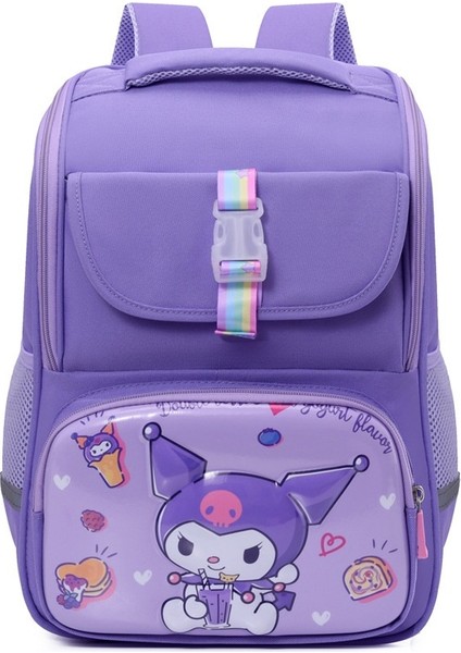 Ilkokul Okul Çantası Kadın Karikatür Sevimli Çocuk Omurga Koruyucu Anaokulu Okul Çantası Baskılı Erkek Çocuk Sırt Çantası (Yurt Dışından)