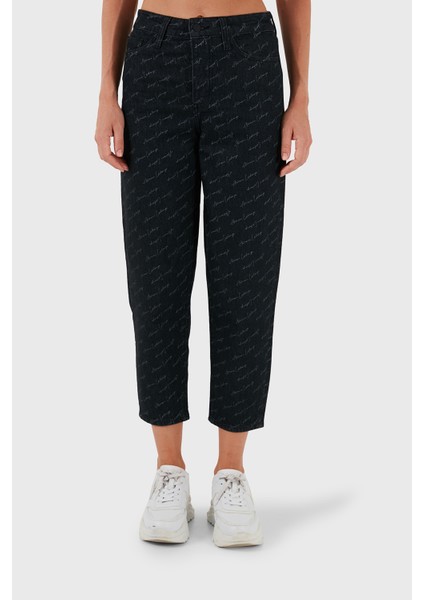 Pamuklu Havuç Kesim Jeans Bayan Kot Pantolon 6DYJ51 Y18BZ 42AC