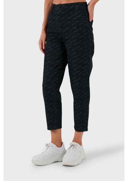 Pamuklu Havuç Kesim Jeans Bayan Kot Pantolon 6DYJ51 Y18BZ 42AC