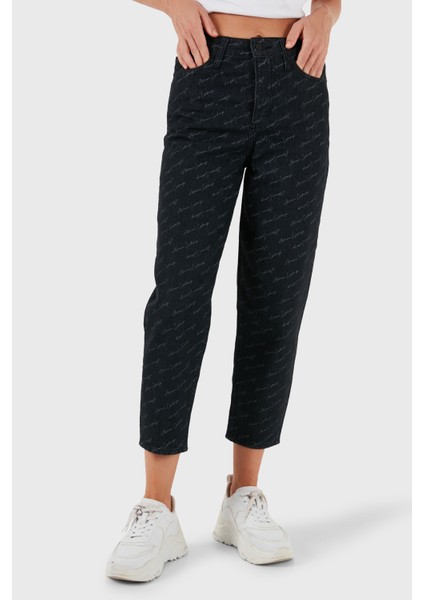 Pamuklu Havuç Kesim Jeans Bayan Kot Pantolon 6DYJ51 Y18BZ 42AC