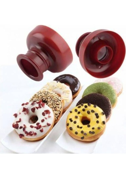 Yuvarlak Donut Kek Hamur Kesici Kalıp 1 Adet 8x5 cm