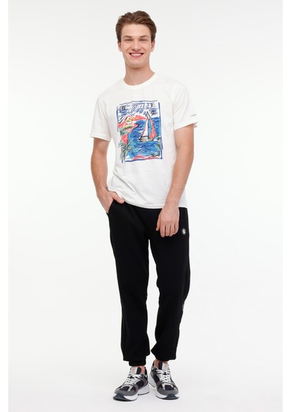 Ml Wılly 11Ds1006 4Fx Ekru Erkek Kısa Kol T-Shirt modelleri