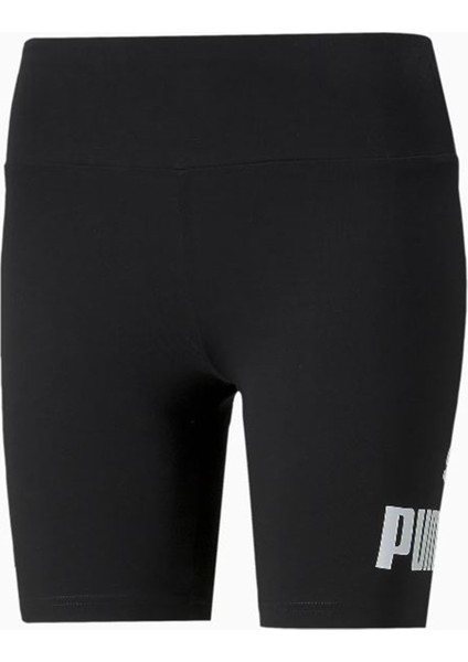 Ess 7" Logo Short Leggings Siyah Kadın Kısa Tayt 848347 01 fırsatları