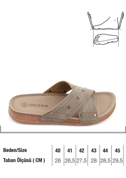 Yazlık Erkek Suni Deri Rahat Taban Günlük Terlik fiyatları