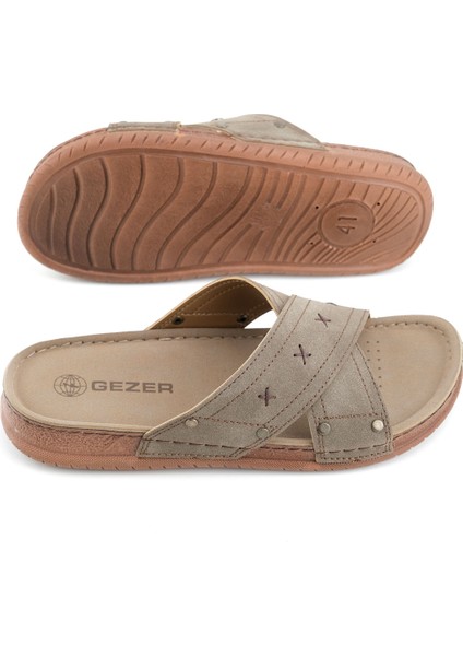 Yazlık Erkek Suni Deri Rahat Taban Günlük Terlik indirimleri