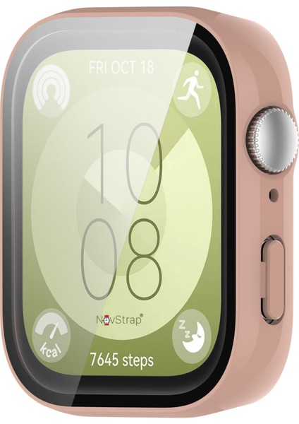 Huawei Watch Fit 3 ile Uyumlu Ekran Koruyucu Temperli Cam Kasa Koruyucu Kılıf Sert Pc fırsatları
