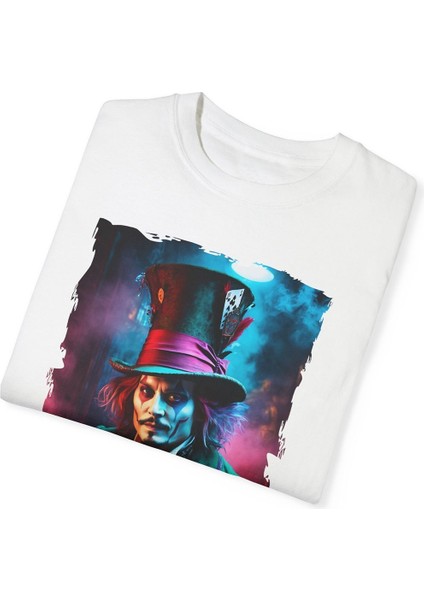 Joker Baskılı Pamuklu Unisex Oversize Tişört fırsatları
