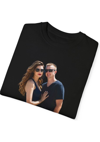 Kişiye Özel Fotoğraf Baskılı Unisex Oversize T-Shirt fırsatları
