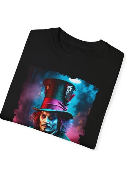 Joker Baskılı Pamuklu Unisex Oversize Tişört fırsatları