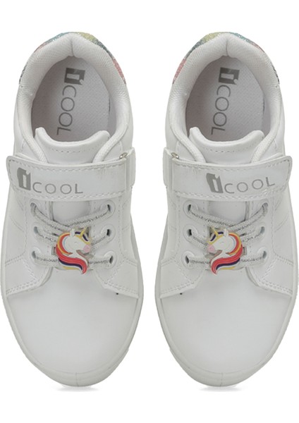 I Cool I Cool Borgo P 4Pr Beyaz Kız Çocuk Sneaker