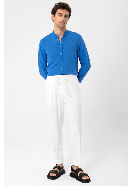 Saks Hakim Yaka Erkek Gömlek