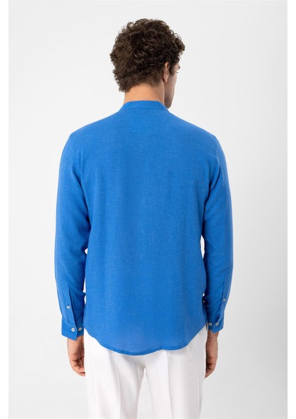 Saks Hakim Yaka Erkek Gömlek