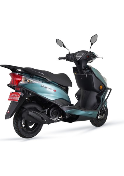 Quantum 50 Benzinli Scooter - Mavi