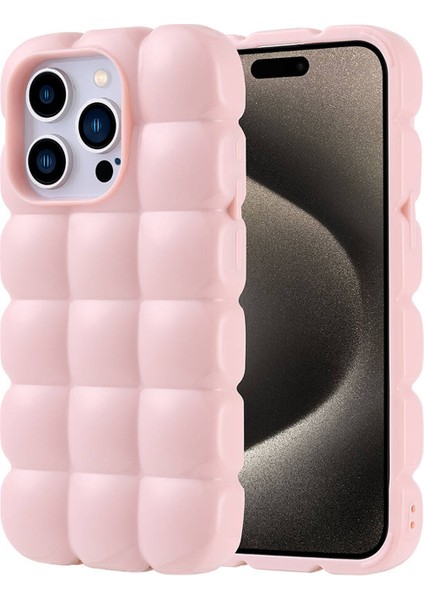 iPhone 15 Pro Uyumlu Candy Serisi Darbeye Dayanıklı Parlak Esnek Silikon Kılıf