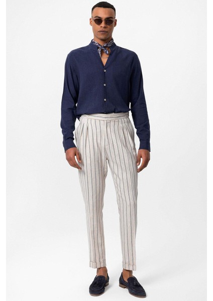 Lacivert Hakim Yaka Uzun Kollu Erkek Gömlek fiyatları