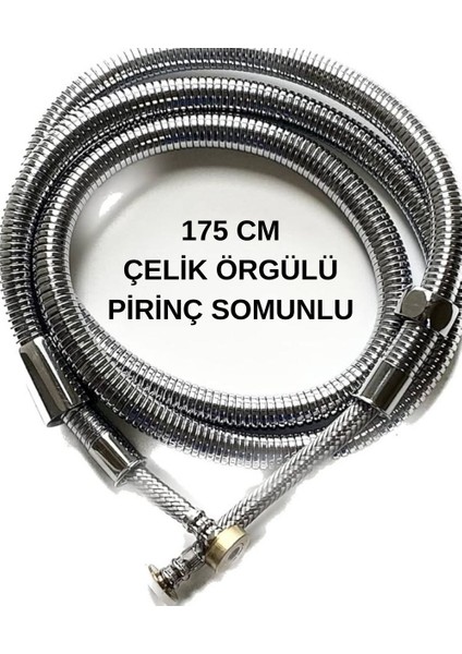 Duş Spirali Çelik Örgü (D.baş) 175 cm