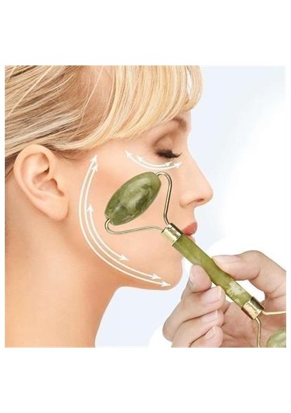Buffer Yeşim Taşı Çift Taraflı Cilt Masaj Aleti