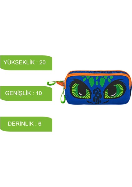 2 Bölmeli Dragons Kalemlik MU 9169