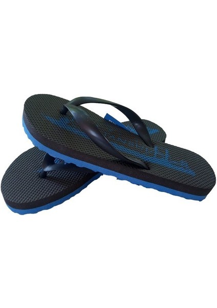 Parmak Arası Unisex Terlik - Mavi/siyah Renkli fiyatları