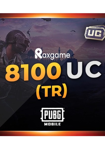Pubg Mobile 8100 Uc Tr