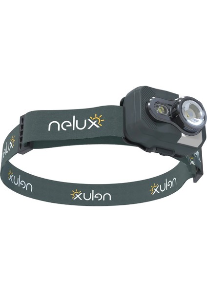 Nelux Nomad 800 Hybrid Kafa Feneri Siyah