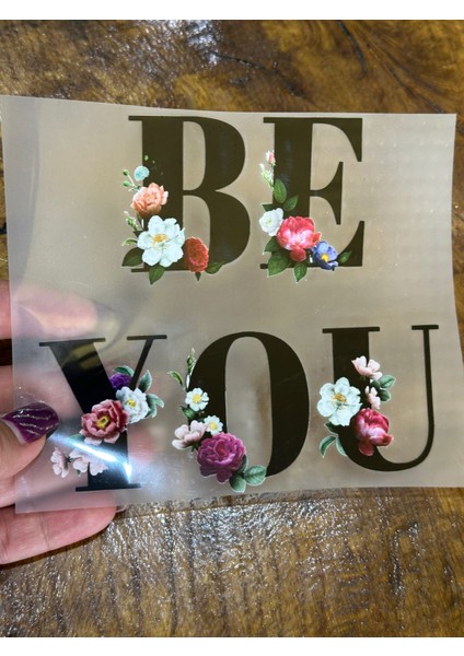 Çiçekli Yazılı Ütü Ile Yapışan Transfer Baskı Arma 14X12 cm modelleri