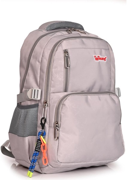 Young 51583 Geniş Hacimli Terletmeyen Sırt Destekli Okul Sırt Çantası Gri modelleri