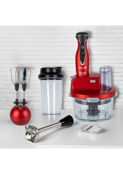 TEFAL 'in Powelix Activflow On The Go 1500 Watt 4 Bıçaklı Blender Seti , Lambader hediyeli