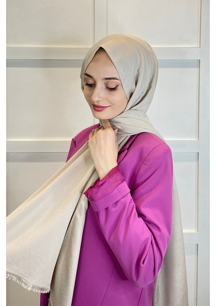 Scarf Pamuk Jakar Şal - Desenli - Tek Renk Jakarlı Şal 001007 fiyatları